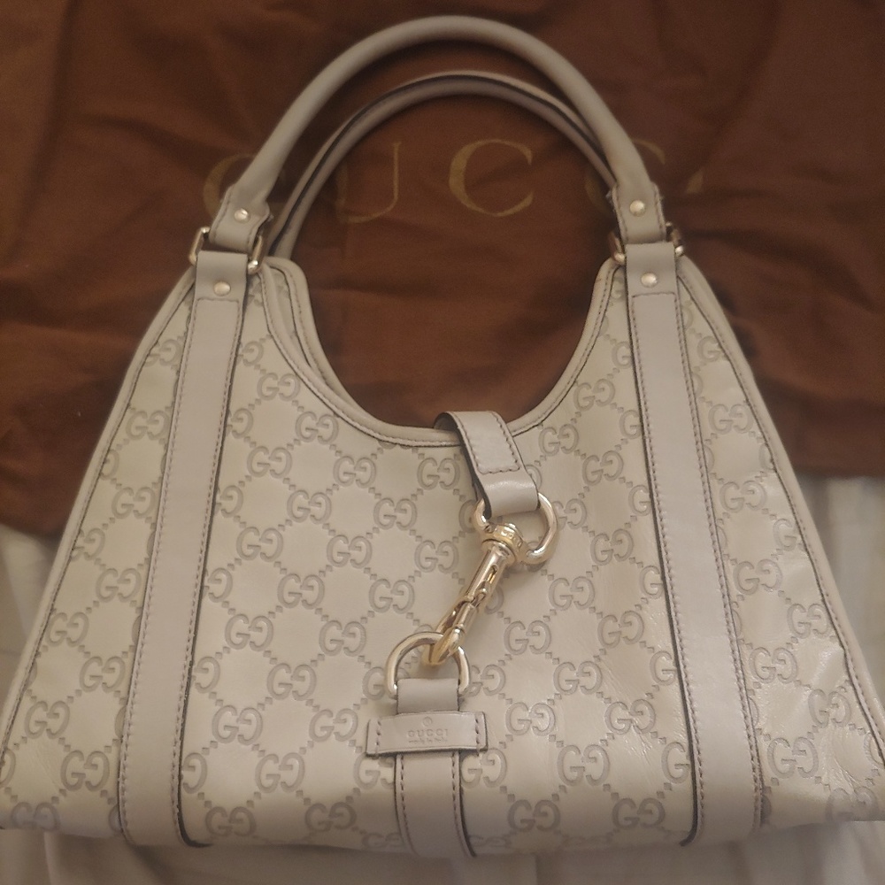 Gucci leather shoulder bag